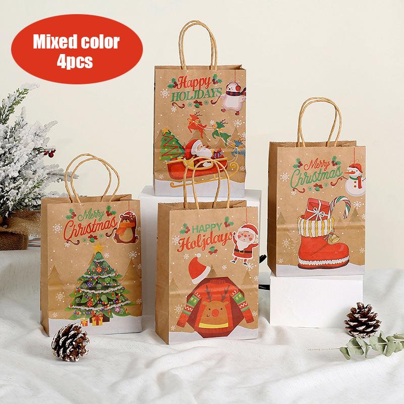 Веселый рождественский набор Санта-Клауса Подарочный мешок для печенья Рождественская домашняя вечеринка Форма для печенья Рождество Новый год DIY Украшения Наклейки