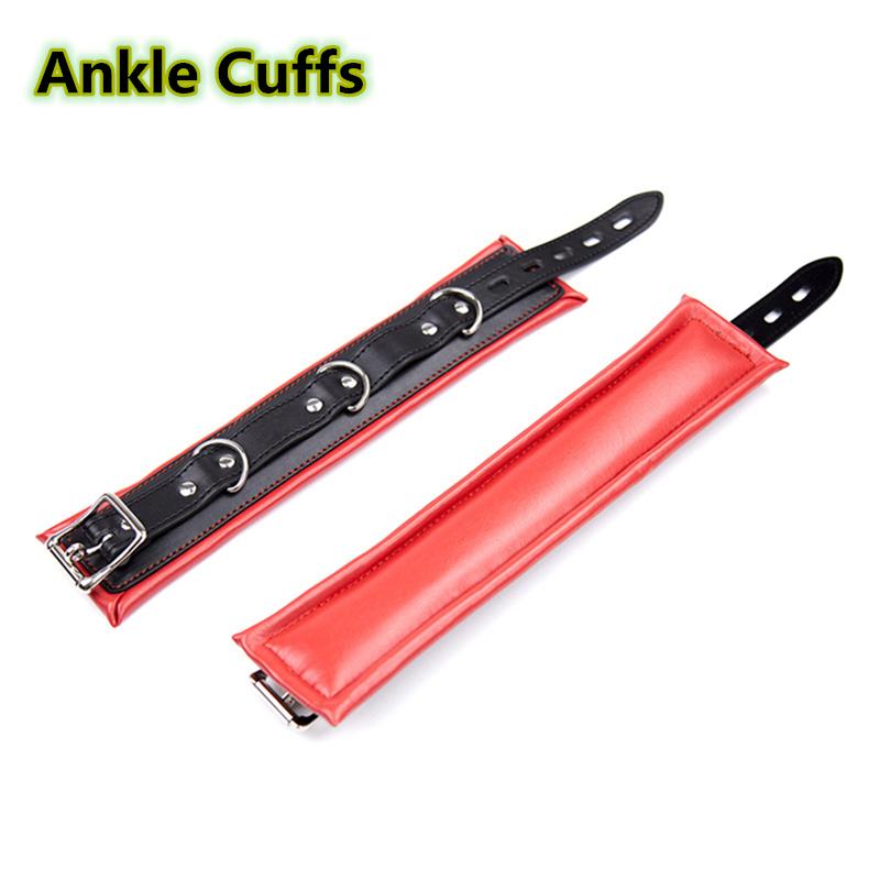 Stainless Steel Spreader Bar Set Sex Handcuffs Ankle Cuffs Collar Fetish Restraints Sex Products BDSM Bondage Sex Toys Set