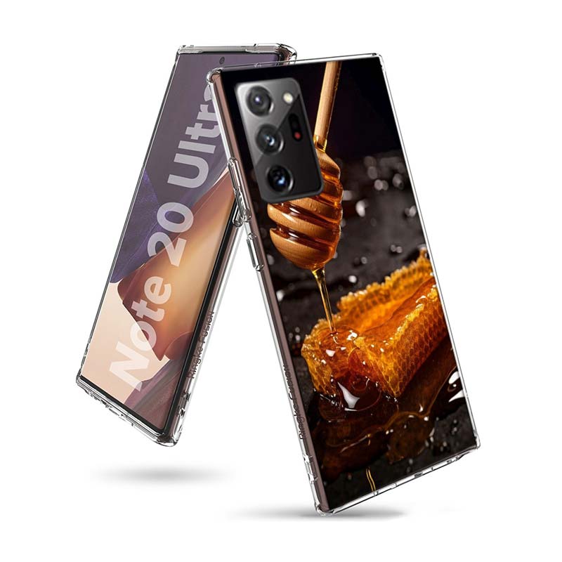 Золотой мед, стекающий с соты, Чехол для телефона для Samsung A55 A35 A25 A15 A07 A05S A16 A17 A26 A36 A37 A56 A57 Galaxy Note 20