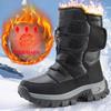 36-46 Winter Men's Plus Velvet High-top Outdoor Shoes Women's Large Size Hiking Shoes Plus Fur Warm Hiking Boots