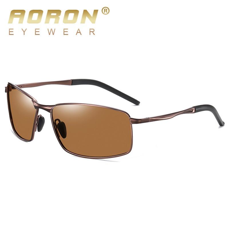 aoron Поляризованные солнцезащитные очки с модным покрытием, классический дизайн, уличные солнцезащитные очки, антибликовые очки для мужчин, подарки