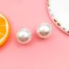 10PCS Trendy Clothes Decor Artificial Pearl Handmade Alloy Imitation Pearl ABS Silver DIY Dangle Earrings Pendant Men