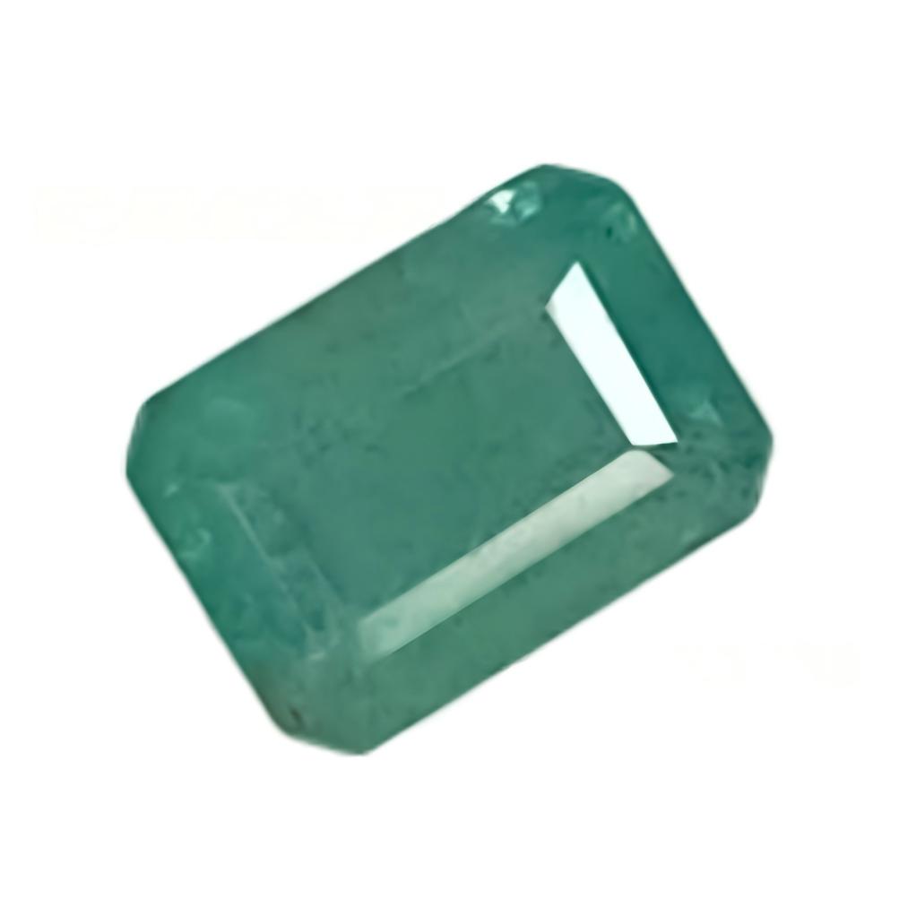 Natural Emerald Octagon Shape Emerald Cut High Quality Loose Gemstone with Certificate for Ring Necklace Making Jewelry