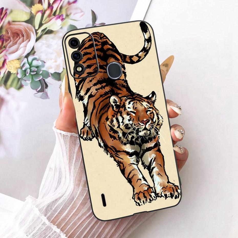 Fashion Cool Case For ITEL A48 Soft Black Silicone TPU Back Cover For Itel A48 Phone Cases