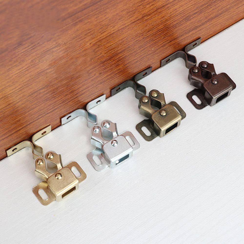 2SET Fittings Screws Hardware Damper Buffer Cabinet Catches Magnet Closer Door Stopper