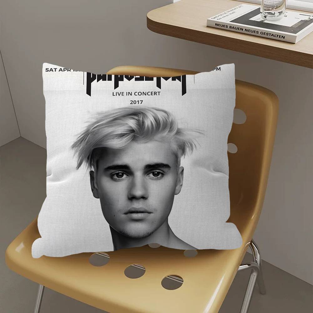 Певец J-Justin B-Bieber Кленовый дизайн Наволочка Счастливый Осенний Урожай декор Праздничный Декор Наволочка