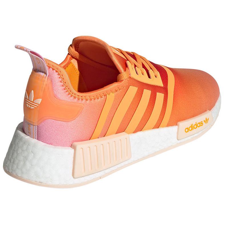 Adidas Originals NMD_R1 Slip Resistant Abrasion Resistant Low top Casual Running Shoes Unisex Orange IE9625