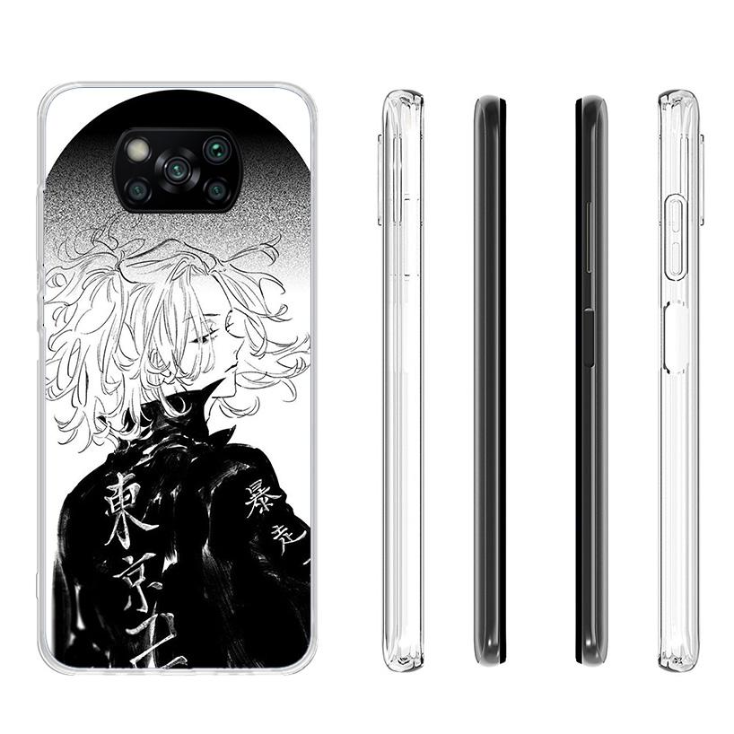 Tokyo Aevengers Black Anime Cover Phone Case For Xiaomi Poco F7 Ultra X7 X6 X5 Pro M7 Redmi 15C 15 13C 13 12C 12 10C 10 9A 9C 9T