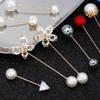 Pearl Flower Brooches Breastpin a Jewelry Ornament Butterfly Fashion
