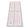 Keyboard Keycaps 129 Keys Pudding Transparent OEM Height PBT Two Color Injection Molding DIY