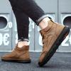 Мужская обувь ручной работы в стиле ретро для отдыха, повседневная обувь больших размеров, повседневная обувь из кожи и резины, зимние ботинки ручной работы