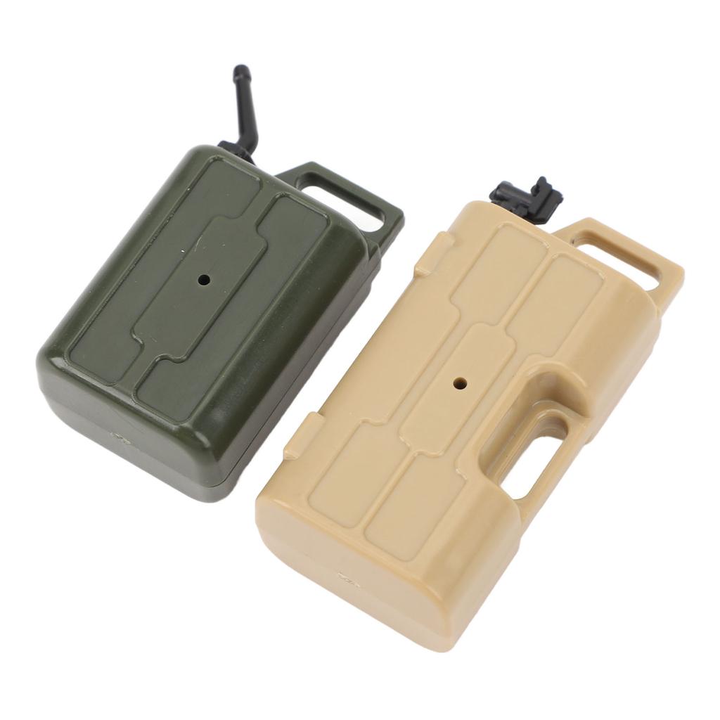 1Celsius10 Scale Simulation Gas Fuel Can Set Plastic Fuel and Gas Can for SCX10 1Celsius10 RC Crawlers