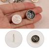 6PCS Fashion DIY Anti-exhaust Coat Button Seamless buttons Detachable Adjustable