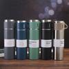 500ML Stainless Steel Vacuum Flask Gift Set Office Business Style Thermos Bottle Outdoor Hot Water Thermal Insulation Couple Cup