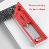 Multi Angles Measuring Ruler Universals Combination Angles, 45/90 Degree Multifunctional Gauge Right Angles Ruler