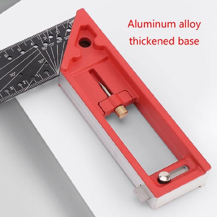 Multi Angles Measuring Ruler Universals Combination Angles, 45/90 Degree Multifunctional Gauge Right Angles Ruler