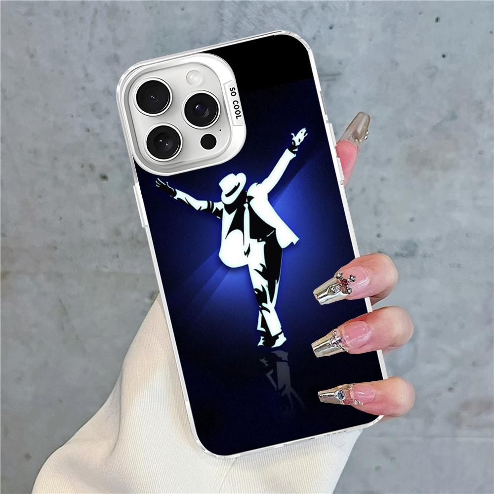 Чехол для телефона Майкл Джексон Горячий певец Для IPhone 16 15 14 13 12 11 Pro Max X XR XSMAX 8 7 Plus Матовый Ударопрочный Задняя крышка
