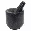 Гранитный каменный ступка с пестиком 12x12см KINGHOFF KH-1679