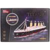 Puzzle 3D Lumineux - Bateau Titanic - Jeu De Construction - EXPLORA - 266 Pièces - Dès 8 Ans