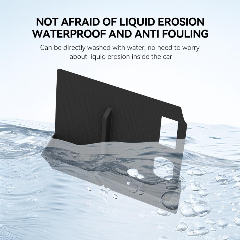 For 2025 2026 Toyota 4Runner Tacoma Wireless Charging Silicone Pad Center Console Non Slip Mat Car Interior Anti Dust Protective