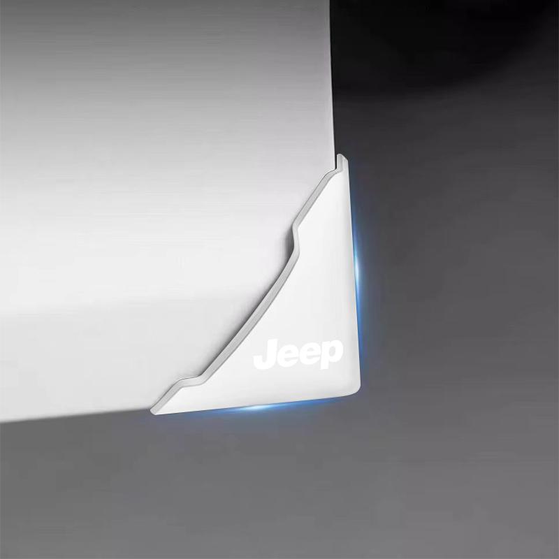 2 шт. Силиконовые защитные накладки на углы дверей автомобиля, предотвращающие столкновения, для Jeep Renegade Compass Grand Cherokee Wrangler Jk Gladiator