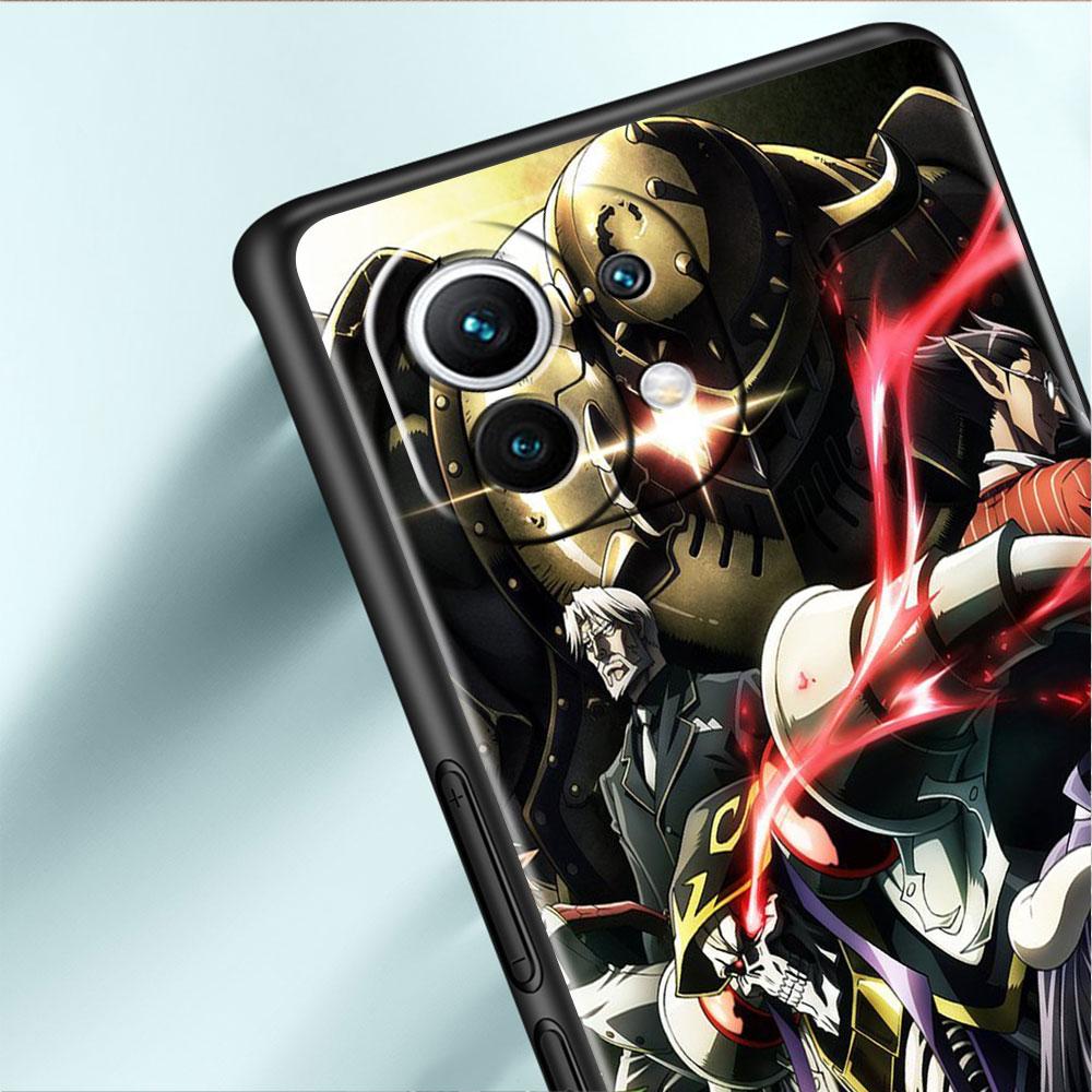 Мягкий силиконовый чехол Overlord Skull Anime для Xiaomi Mi 11 Lite 5G NE 11T Pro 12S Ultra 12 Note 10 10T 9T Phone Cover Bumper Funda
