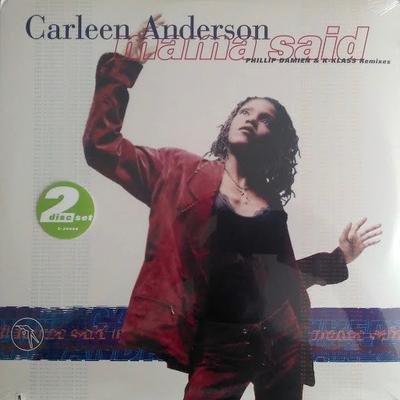 12-дюймовая пластинка CARLEEN ANDERSON - Mama Said (Phillip Damien & K-Klass Z38460 Circa, Virgin 1994 США Танцевальная и электронная музыка Б/у
