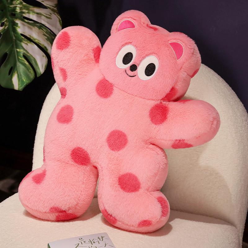Big Eye Dopamine Bear Plush Toy Cuddly Cartoon Sofa Cushion Sleep Decoration