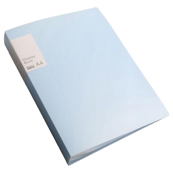 File Folder Double-sided High-Transparency Large Capacity Inner Pockets Multifunctional Sheet Protector with Plastic Sleeves A4 Paper Binder Organizer