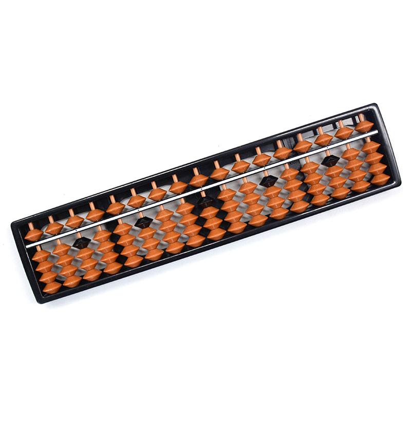 7/9/11/13/15/17 Digit Rods Standard Abacus Brown Bead Soroban Calculator Counting Tool Mathematics Beginners Caculating Toys