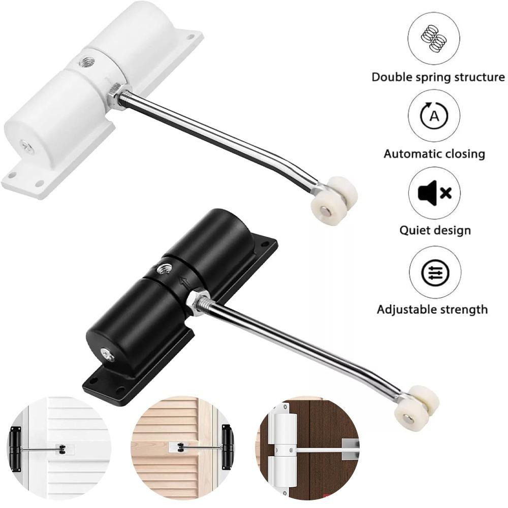 Adjustable Automatic Door Closer Metal Door Gate Closer Universal Household Door Closers Home