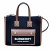 Pristine BURBERRY Shoulder Bag black canvas Women 8055749 Used