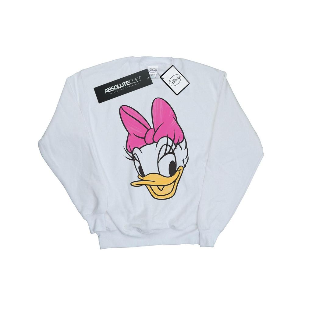 Disney Womens/Ladies Daisy Duck Head Painted Sweatshirt