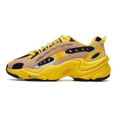Phillip Lim X 3.1 Pantera Ткань Синтетическая кожа Универсальная Повседневная Низкий верх Обувь для образа жизни Женские Кроссовки Черный Желтый F12W111129FFF