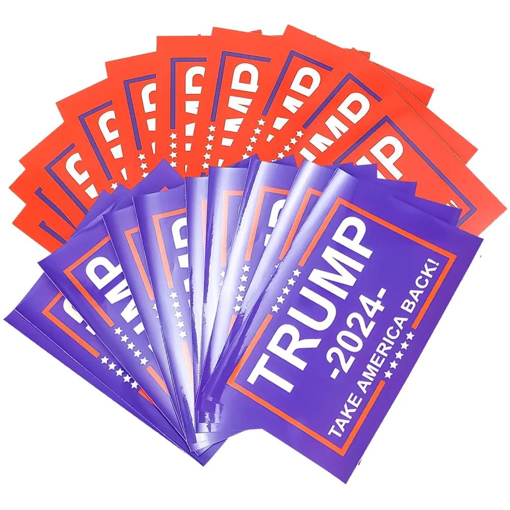 2024 Trump Supports Car Stickers Auto Motorcycles TRUMP TAKE America BACK Decor Decal US MAGA General Election Label Stickers