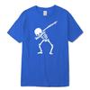 Men's High Quality Funny Skull Design Print Summer Loose O-neck Men Comfortable Short Sleeve T-shirt Male Tee Tops