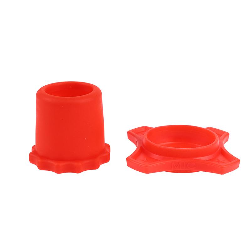 Пентаграмма Виброзащита Защита от перекатывания Беспроводной ручной микрофон Силиконовое кольцо, Цветные поролоновые насадки-ветрозащиты для микрофона