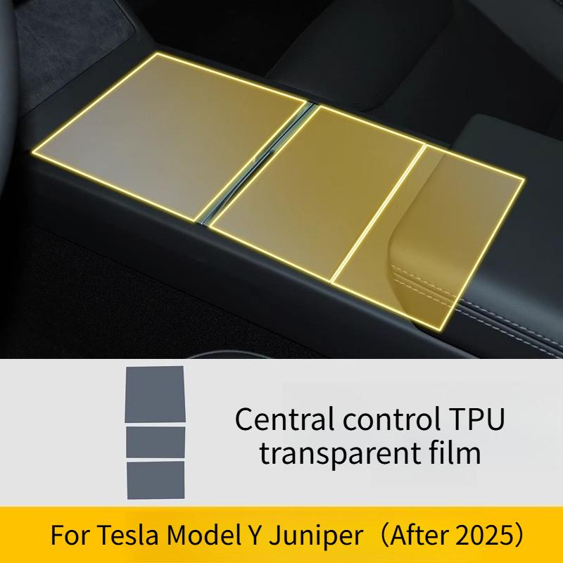 Защитная пленка для интерьера из ТПУ для Tesla Model Y Juniper Juniper 2025 2026 Экран навигации Антицарапающая наклейка Автоаксессуары