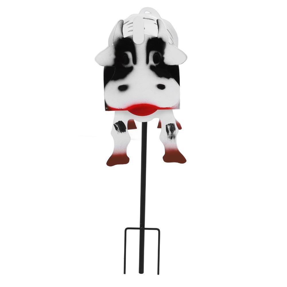13pcs Ample Inner Space Cow Mailbox Cover Iron Farm Novelty Mailbox Animal Mailbox Outdoor Use