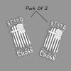 eDesign Stand for The Flag Kneel for The Cross Sticker Decal Vinyl - 5 Inches - Premium Vinyl Sticker for Cars Trucks Laptops and More - Weatherproof