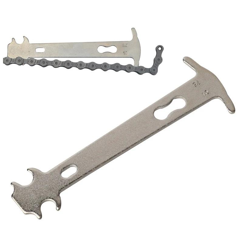 Индикатор износа цепи велосипеда, измерительный прибор для проверки цепи, линейка для шоссейного горного гибридного велосипеда