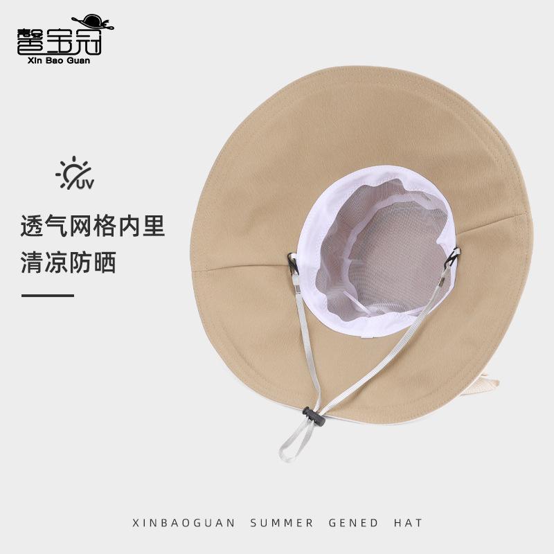Весенне-летняя шляпа от солнца с большими полями для прогулок на открытом воздухе, женская шляпа от солнца, модная шляпа-ведро с лентой и бантом