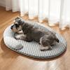 Orthopedic Cooling Dog Bed, Breathable Summer Pet Bed with Raised Edge, Washable Dog Bed Mat for Dogs, Cats, Non-Slip Pet Mat