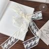 Вышивка Длинная Лента И Аксессуары для Пояса Французский Кружевной Шарф Летний Ажурный Цветочный Длинный Ленточный Шарф Резинка для Волос Снуд Повязка на Голову