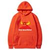 Autumn Winter Toy Machine Cow Head Printed Hoodie Daily Casual Pullover Classic Top Street Fashion Warm Hoodie Gift