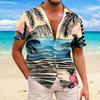Men's Hawaiian Floral Shirts  Button Down Tropical Holiday Beach Shirts