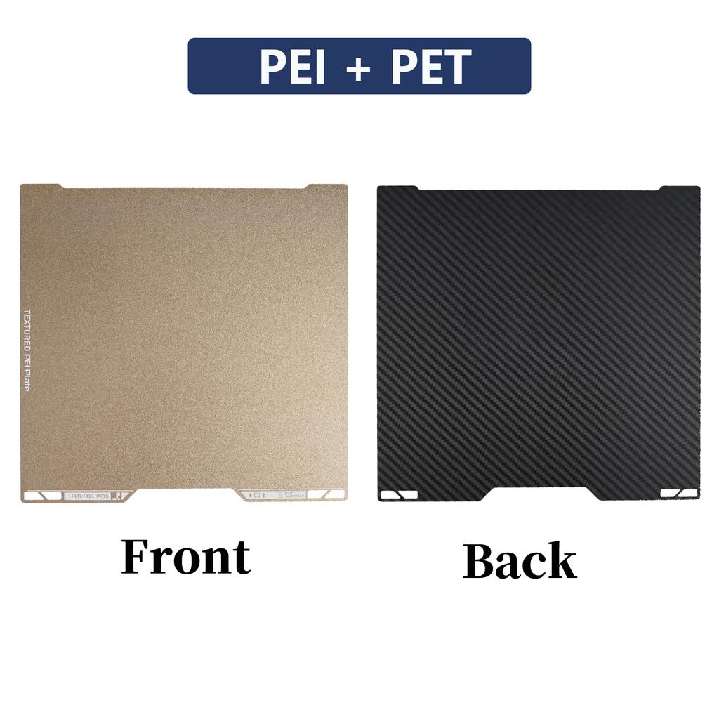 H2D Строительная пластина PEI Гладкая PEO PET PEY Двусторонняя Пружинная Строительная пластина Стальной лист Для Bambu Lab H2D с QR-кодом