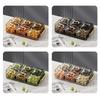 Modern Divided Serving Dishes Translucent Fruit Storage Tray Dried Fruit Plate  Bedroom