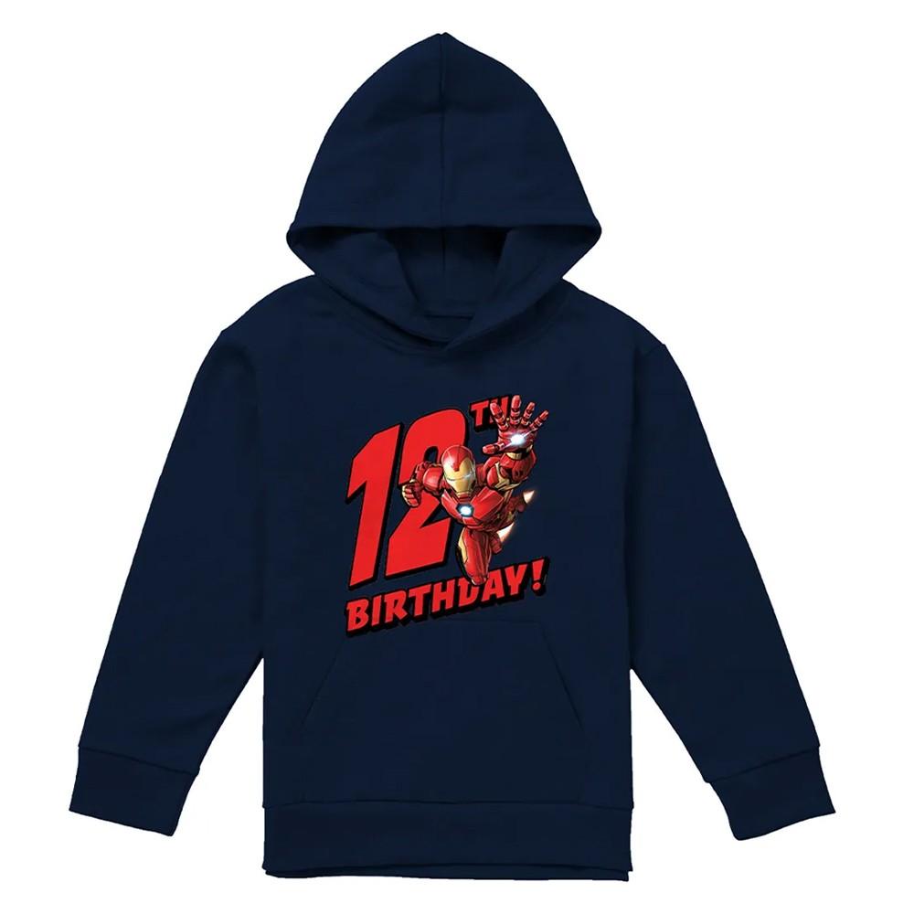 Marvel Childrens/Kids Iron Man 12th Birthday Hoodie