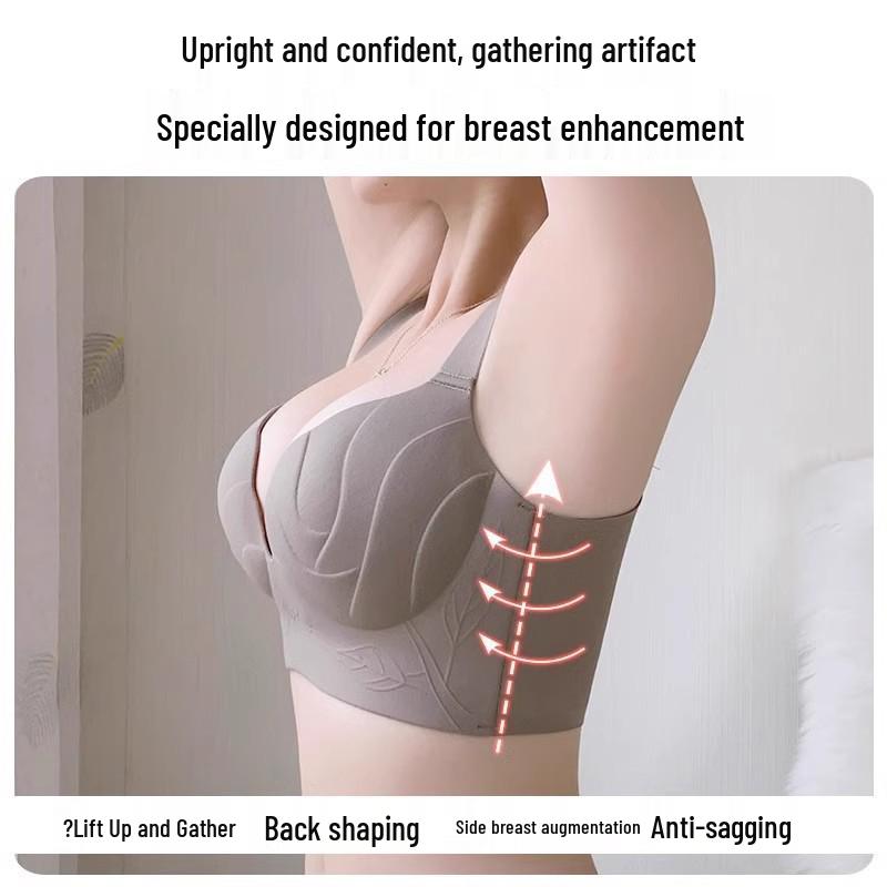 Seamless Plus Size Shaping Bra for Support, Anti-Sagging, and Slimming